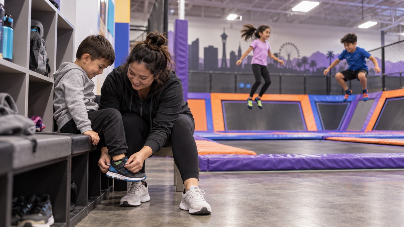 Trampoline Parks in Las Vegas With Kids