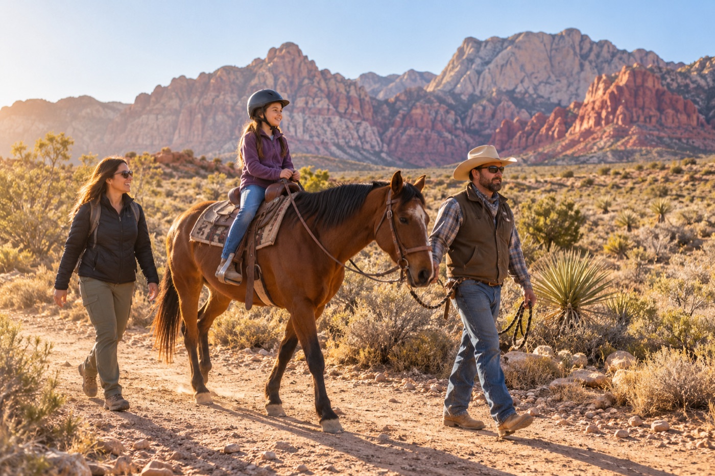 Horseback Riding in Las Vegas With Kids and Beginners