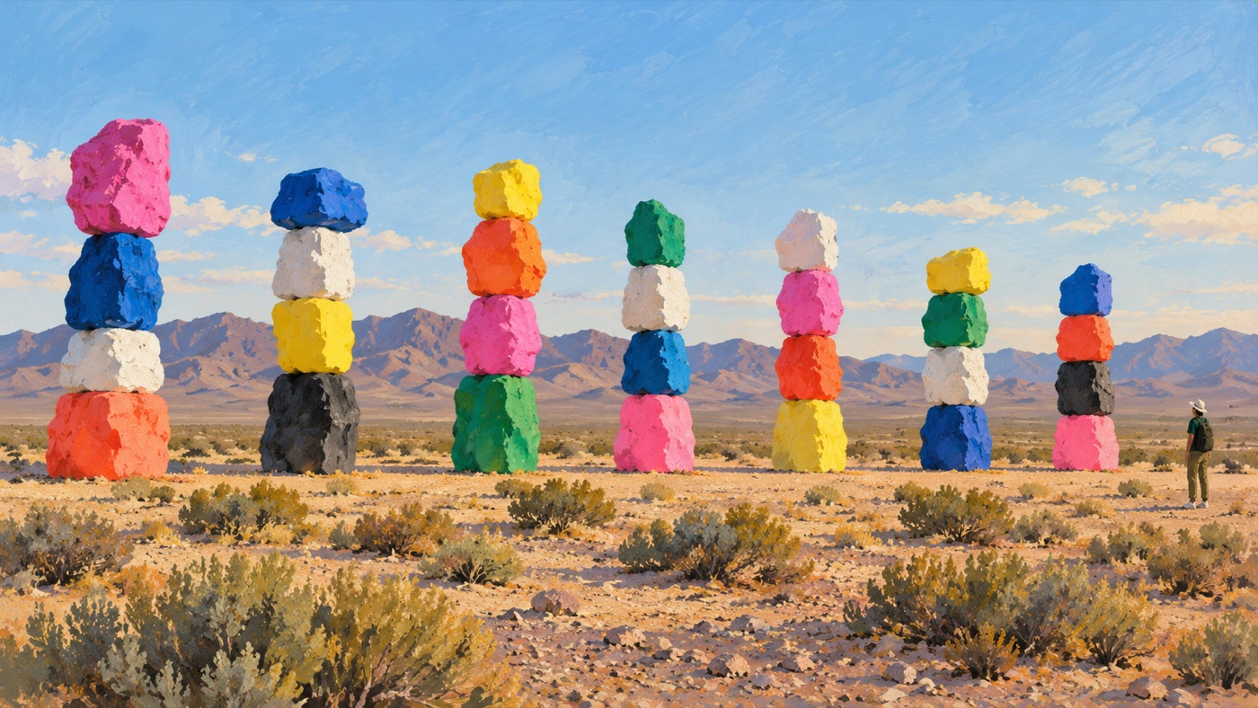 Seven Magic Mountains Near Las Vegas: Is the Stop Worth It?