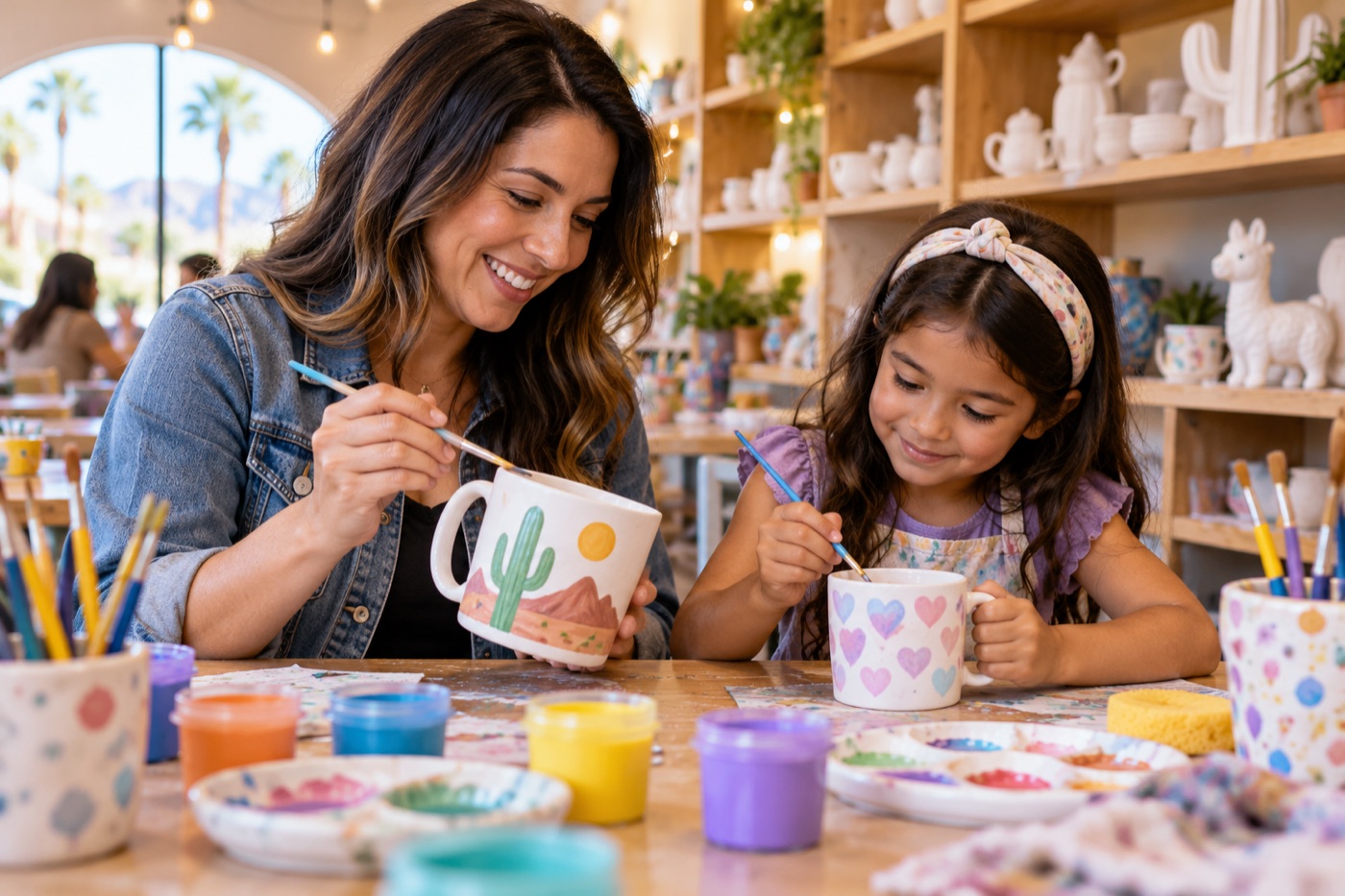 Pottery Painting in Las Vegas With Kids: Easy Indoor Guide